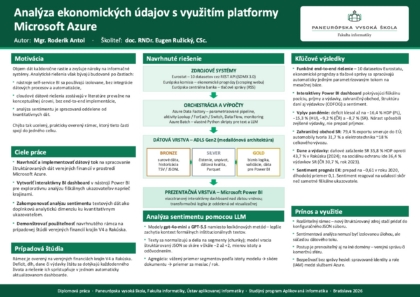Analýza ekonomických údajov s využitím platformy Microsoft
Azure