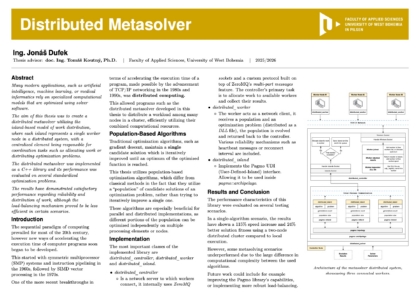 Distribuovaný metasolver