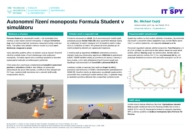 Autonomní řízení monopostu Formula Student v simulátoru