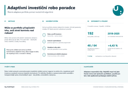 Adaptivní investiční robo poradce