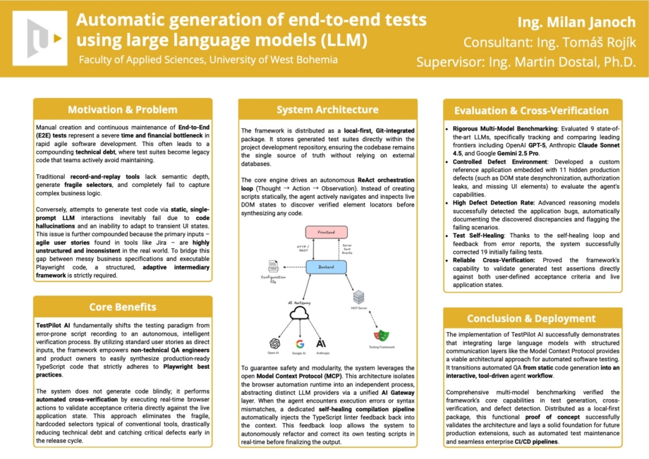 Automatic generation of end-to-end tests using large
language models (LLM)